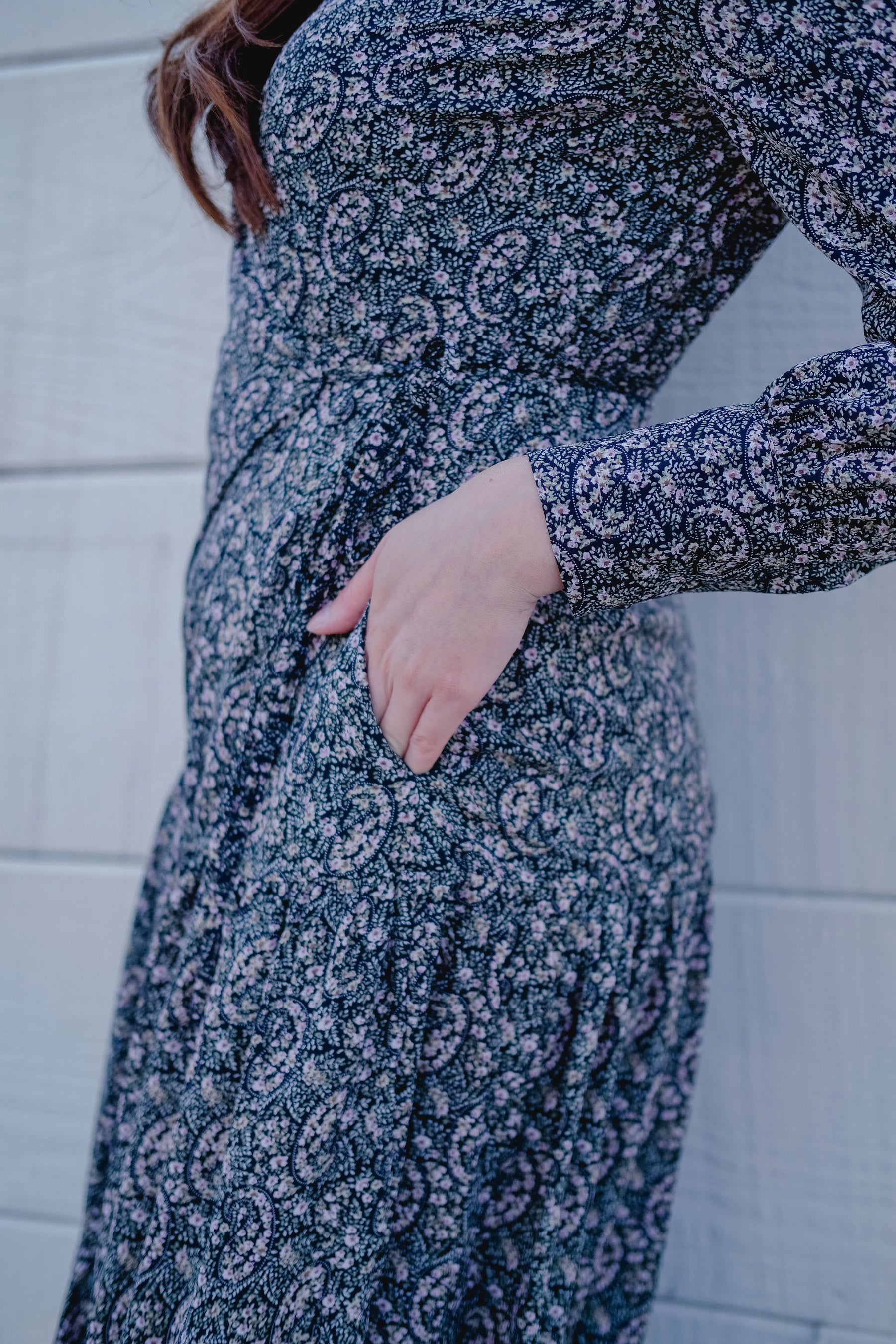 The Amelia Paisley Wrap Dress – Flair\u0026Bound